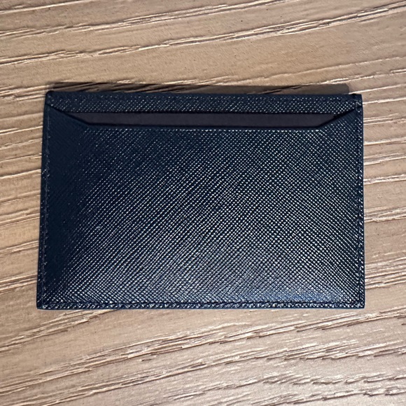 Mens Prada saffiano leather card holder in navy. Brand new, never used. - Picture 3 of 5